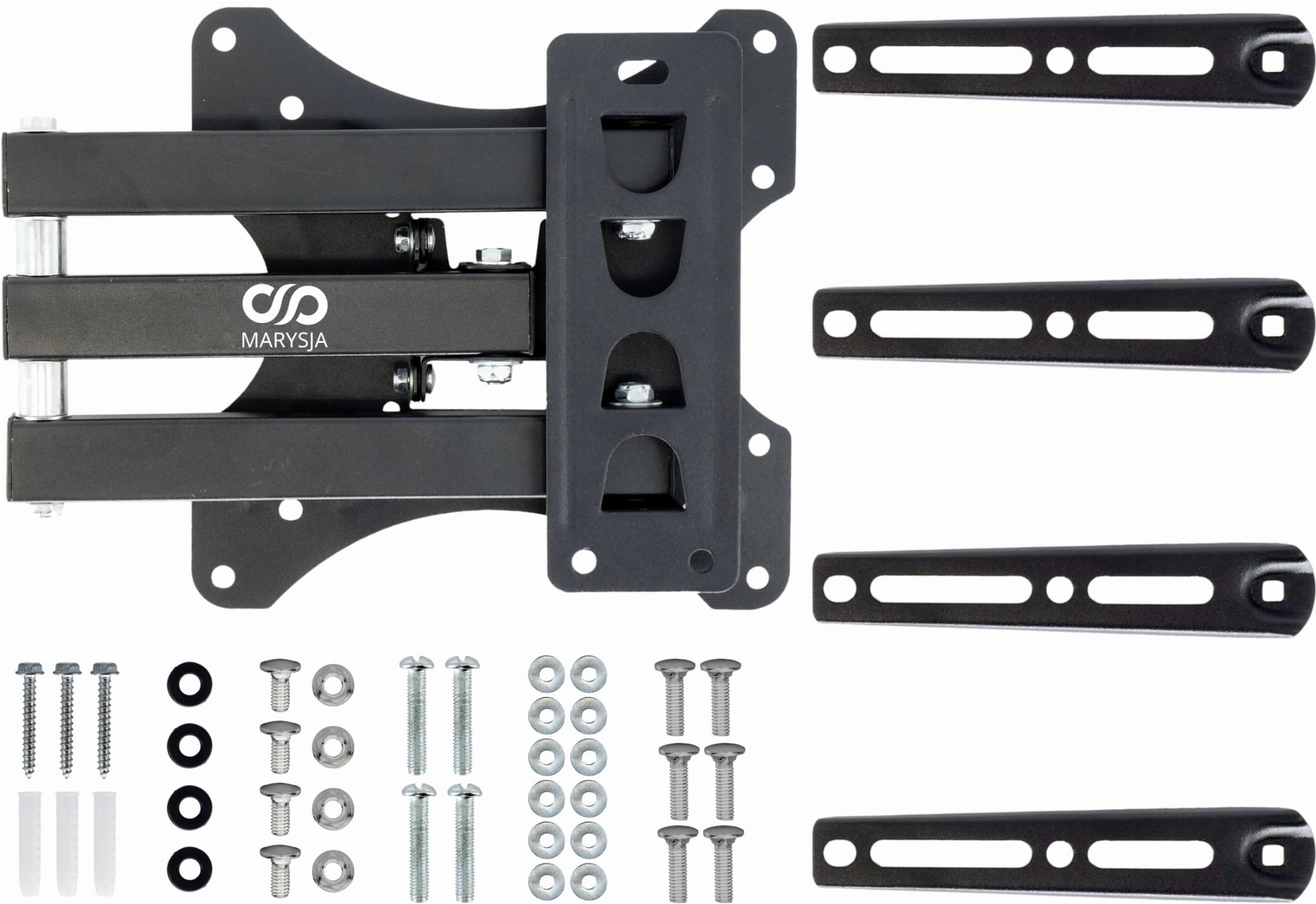Mechanizm ramieniowy uchwytu VESA do kampera z wysięgiem 460 mm